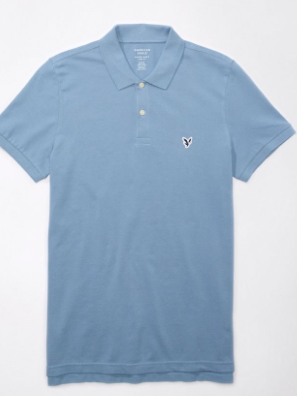American Eagle Outfitters Light Blue Men's Polo